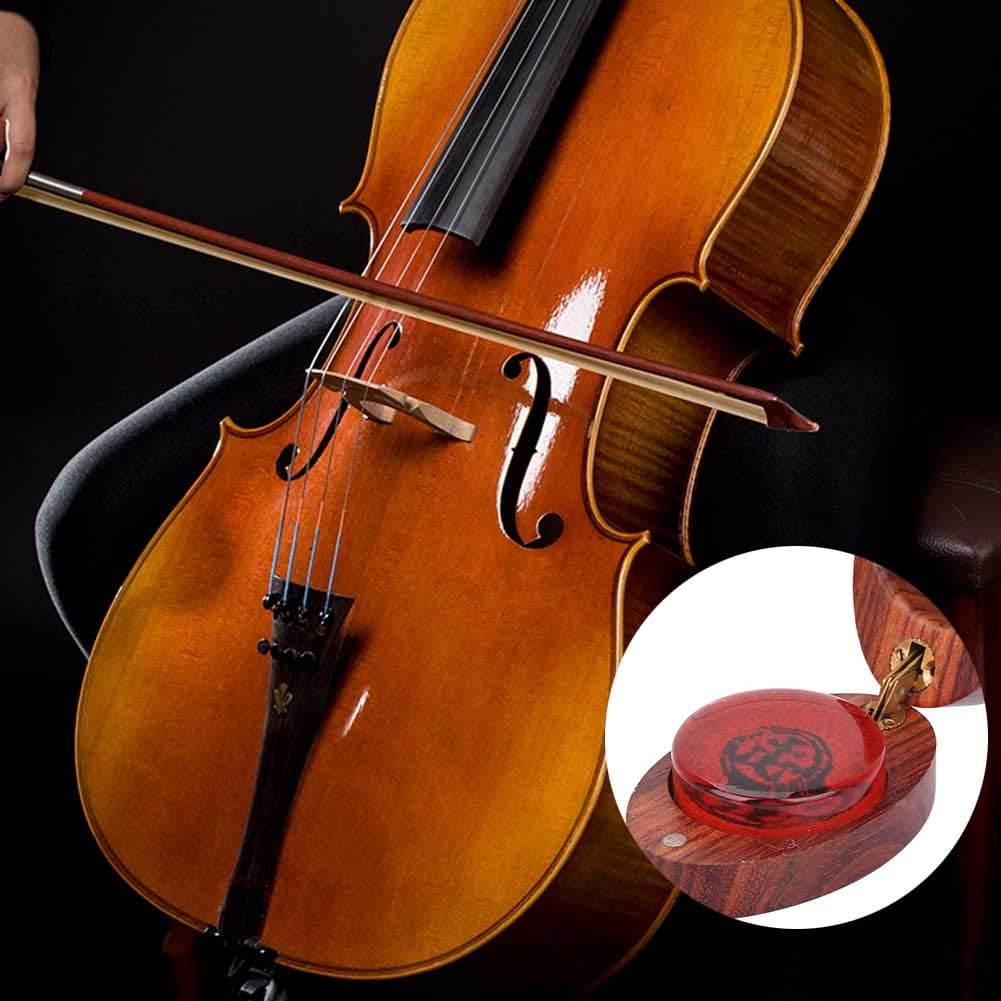 Cello Brush Rosin Hochviskoses Violin Brush Kolophonium für Saiteninstrument für Violine(Oval box)