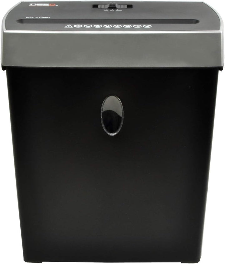 DESQ® Aktenvernichter | 8 Blatt | 4 x 38 mm | P-4 | 11 Liter | DSGVO konform