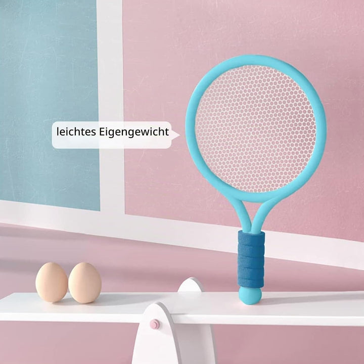 Kinder Federballset,Kinder Tennisschläger,Badminton Racket Spielzeug,Leichte Badminton-Set,Tennissch