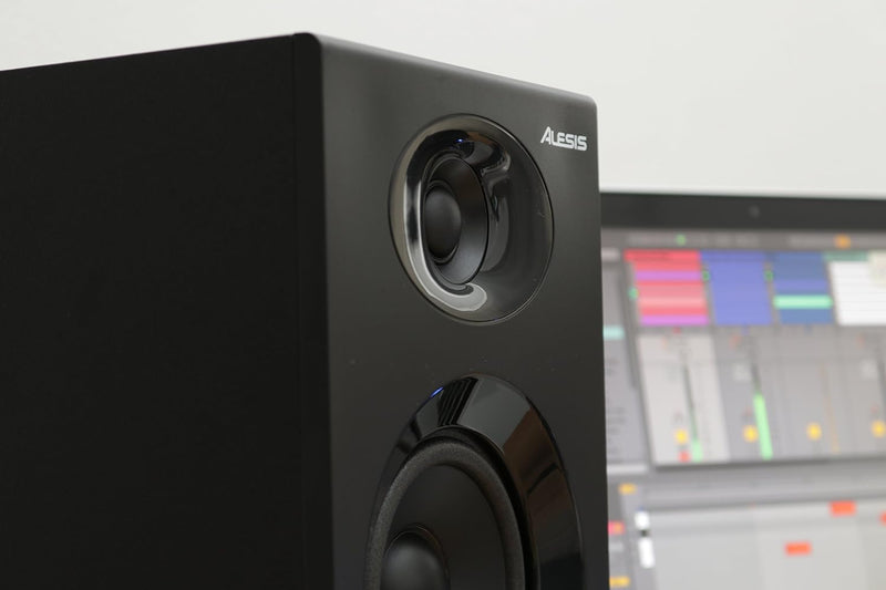 Alesis Elevate 4 - 2 Stück aktive Studio Monitore Lautsprecher mit 4 zoll Woofer für Multimedia Stud