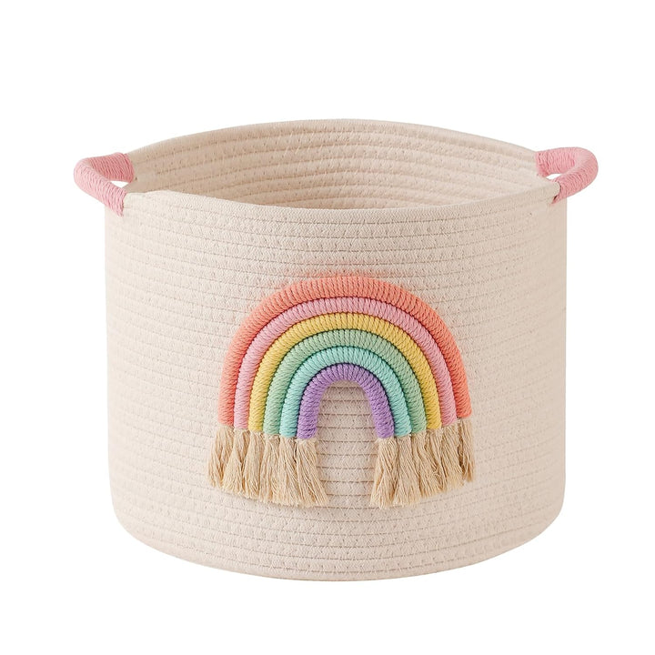 Aufbewahrungskörb für Spielzeug, Korb Kinderzimmer Aufbewahrungskorb Wickeltisch Organizer Gewebtem