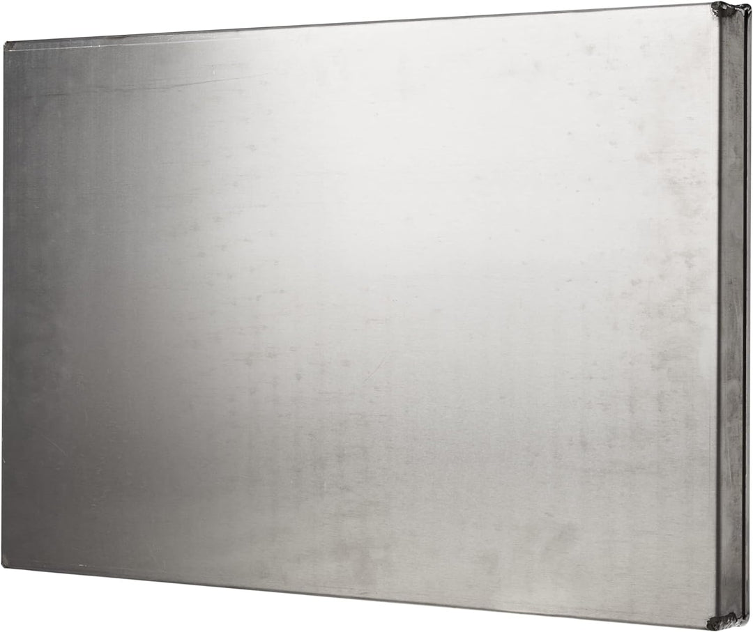 Pentole Agnelli Backform und Pizza, rechteckig, aus Aluminiumlegierung 3003, mit geraden Kanten, 60