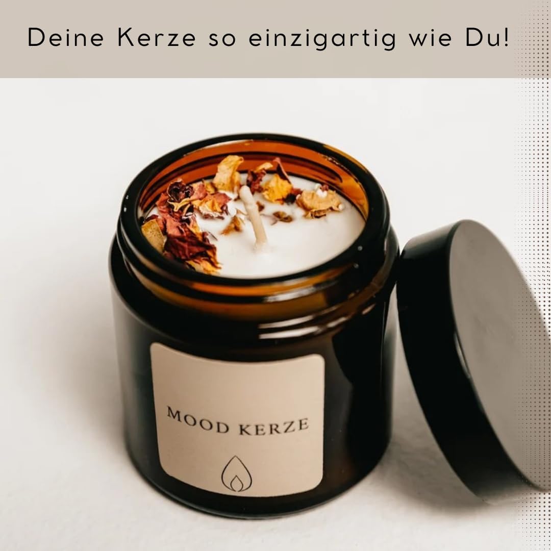 Premium DIY Kerzen Selber Machen Set – Geschenk-Edition | 2× Kerzendosen mit Deckel | Schmelzpfanne,