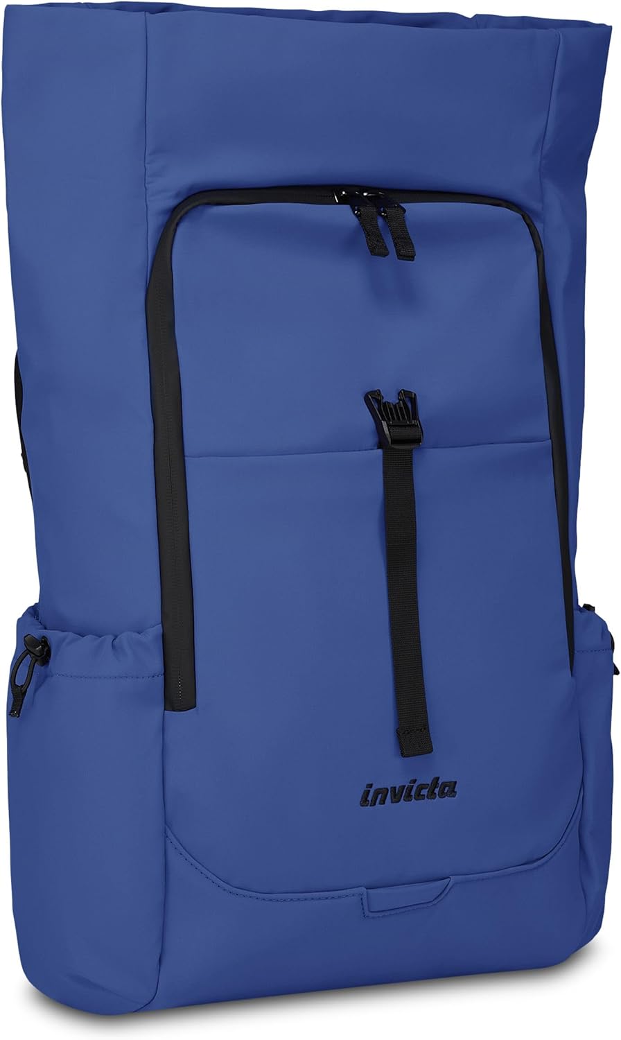 Invicta FOLD Rucksack Laptoptasche Business, Leicht, kompakt, mit Laptopfach, Rolltop Rucksack für B