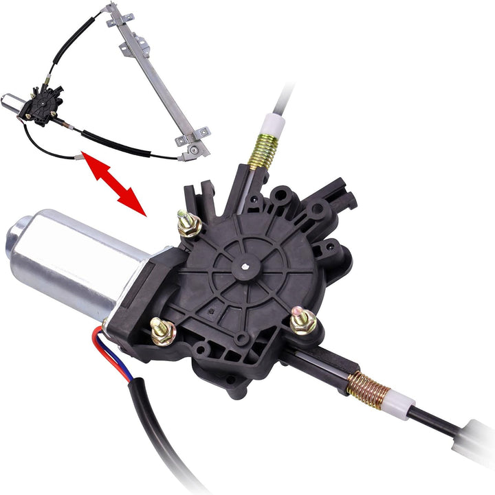 ATEC Germany 1x Fensterheber vorne links elektrisch mit Elektromotor Kompatibel mit VW GOLF 2 (19E,