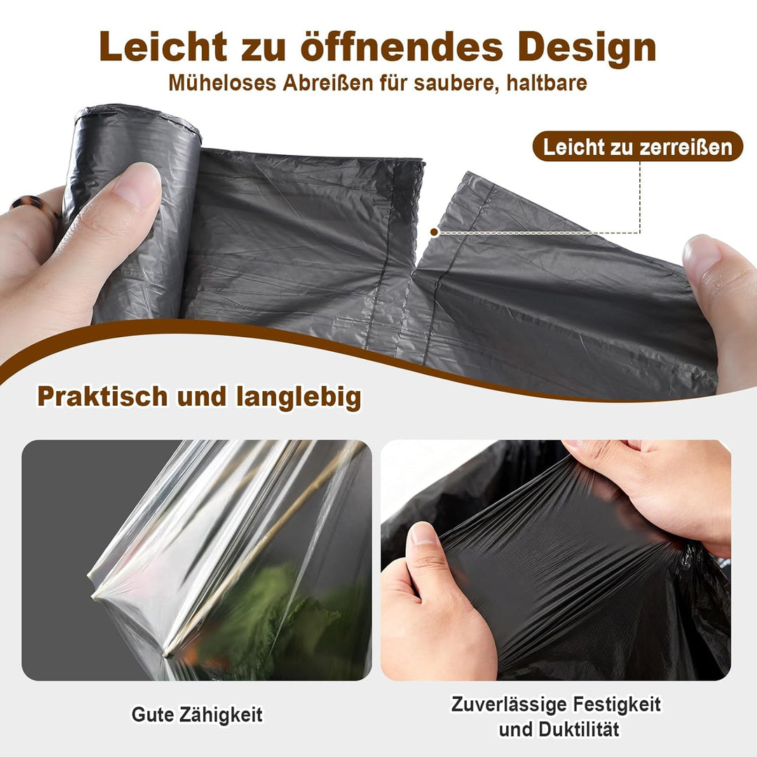 MOPUP Kleiner Badezimmer-Mülleimer mit Deckel, 8.5 l/2,2 Gallonen, schmaler Mülleimer, Papierkorb au