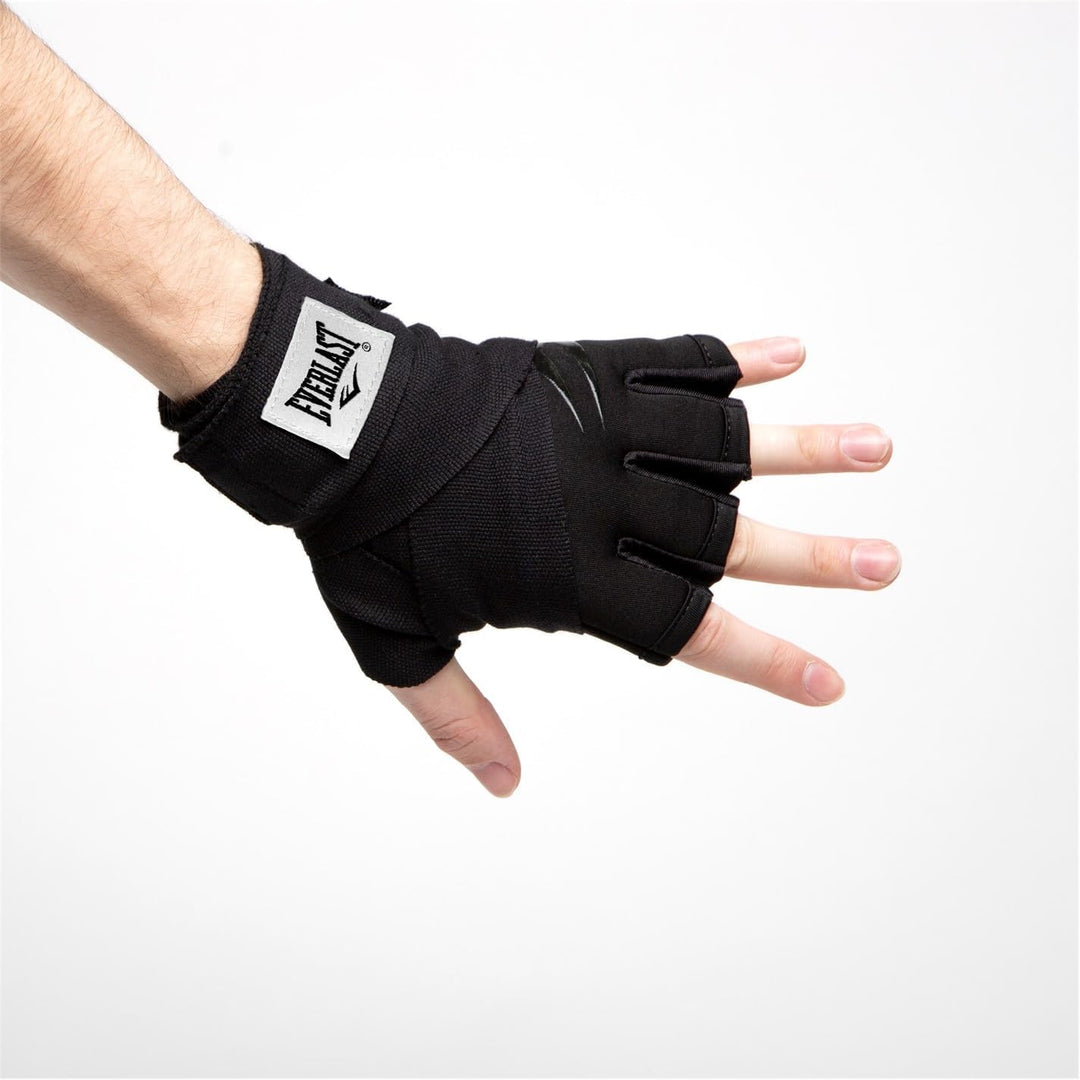 Everlast Unisex – Erwachsene Evergel Fastwraps Handschuhe XL Schwarz, XL Schwarz