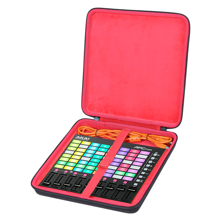 co2CREA Hart Reise Schutz Hülle Etui Tasche für Akai Professional APC Mini MK2 64-Pads USB MIDI Pad