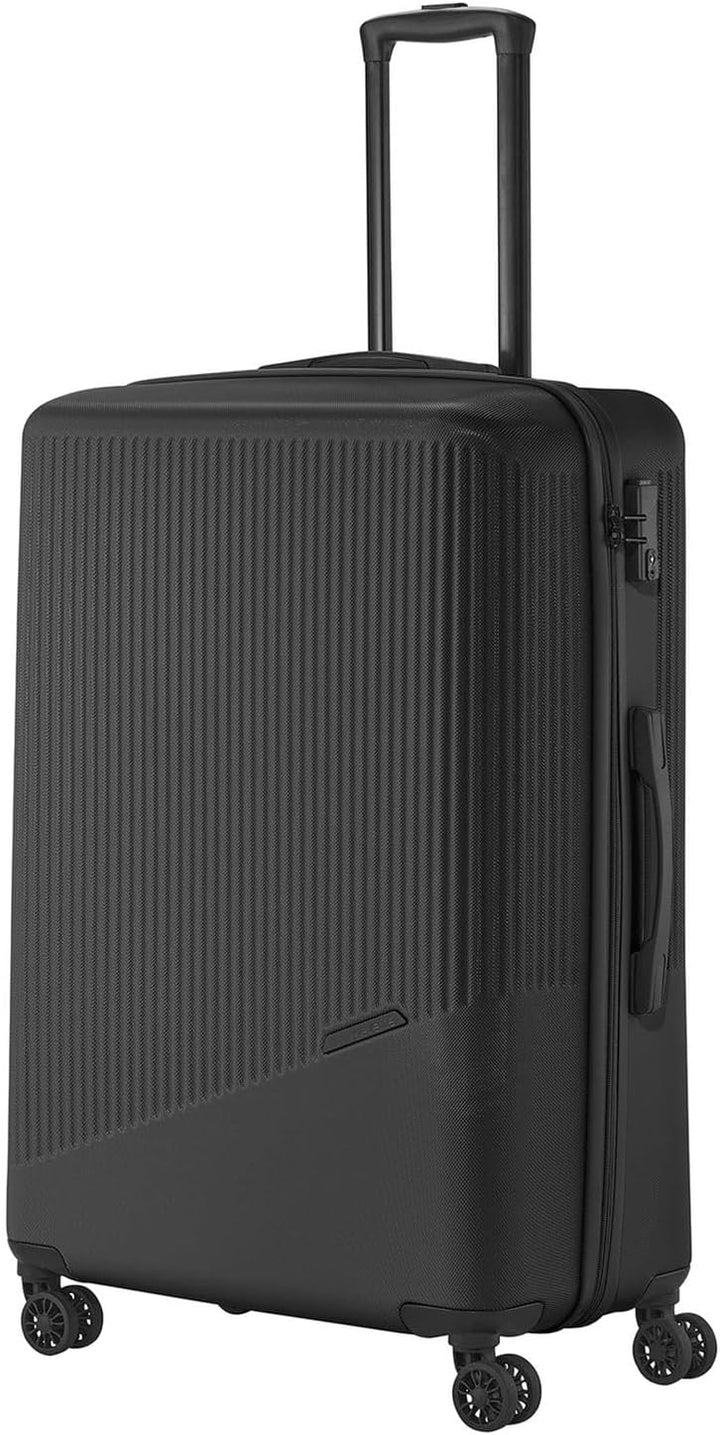 travelite 4-Rad Koffer Set 3 teilig Grössen L/M/S, Gepäck Serie BALI: ABS Hartschalen Trolleys mit T