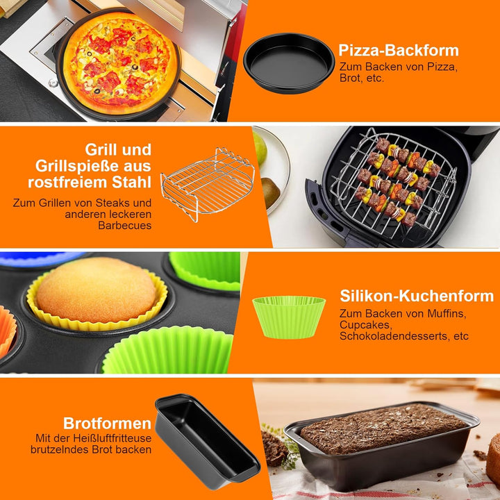 Heissluftfritteuse Zubehör für Philips Essential XL 6,2L HD9270/90, Philips 5000 Serie XXL HD9285/90