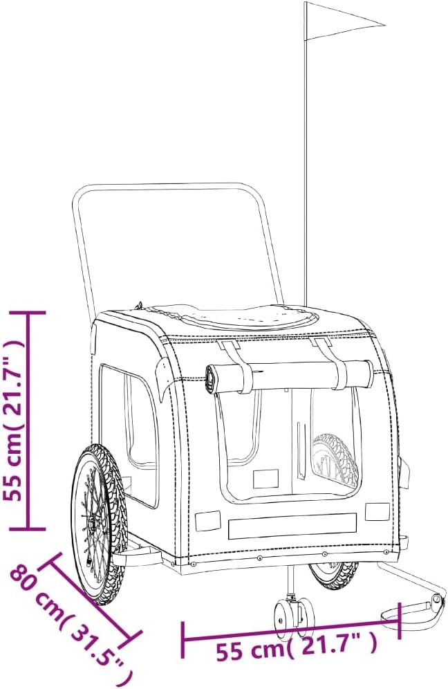 was ihn wasserabweisend langlebig und pflegeleicht Macht bicycletrailer-9399-dyq-260318-bml 134x68x7