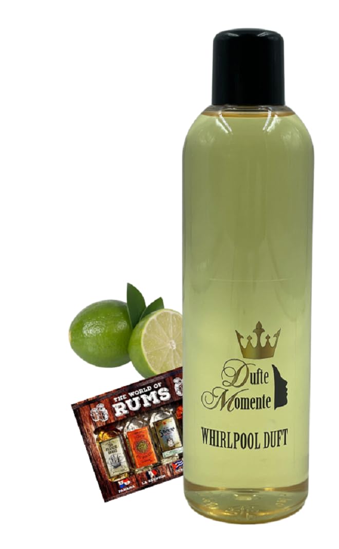 Dufte Momente | Whirlpool Duft 260ml | Cuba Sunset (Geranium, Mojito, Rum) | mit naturreinen und nat