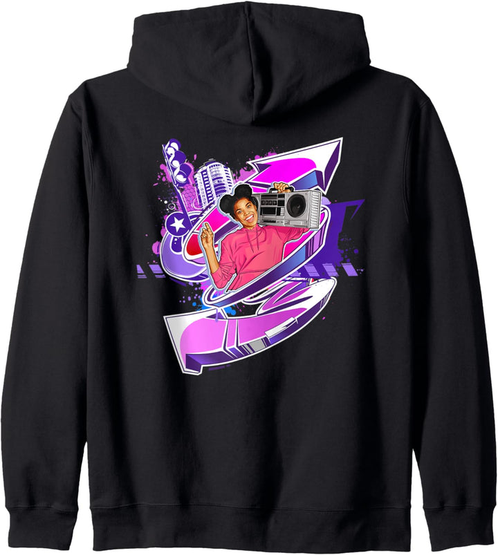 Boombox Graffiti Girl Hip Hop Kapuzenjacke