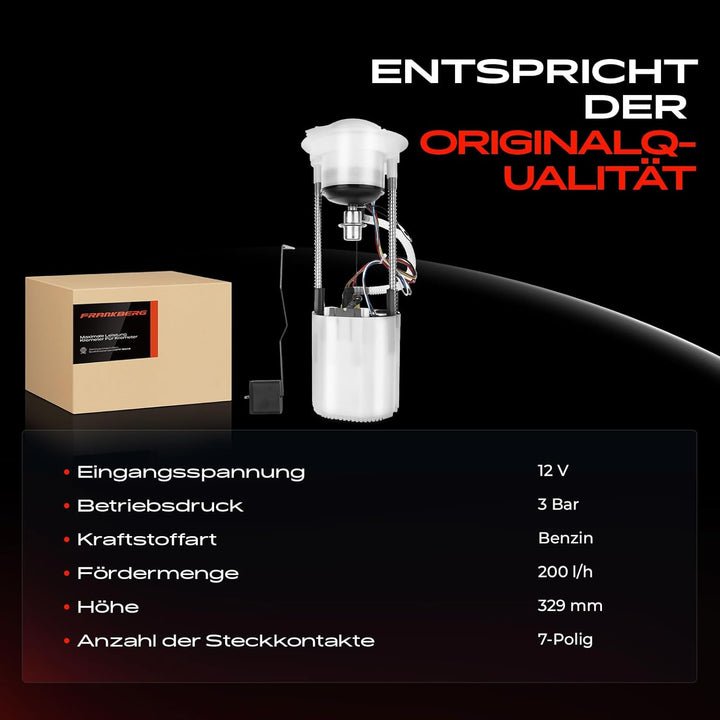 Kraftstoffpumpe Kraftstoff-Fördereinheit für Q5 8RB 2.0L 3.0L Benzin 2011-2017 8R0919051E