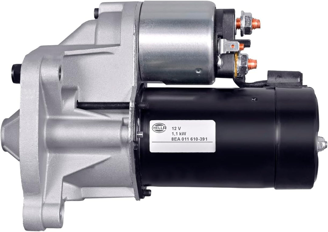 HELLA - Starter/Anlasser - 12V - 1.1kW - für u.a. Peugeot 206 Hatchback (2A/C) - 8EA 011 610-391