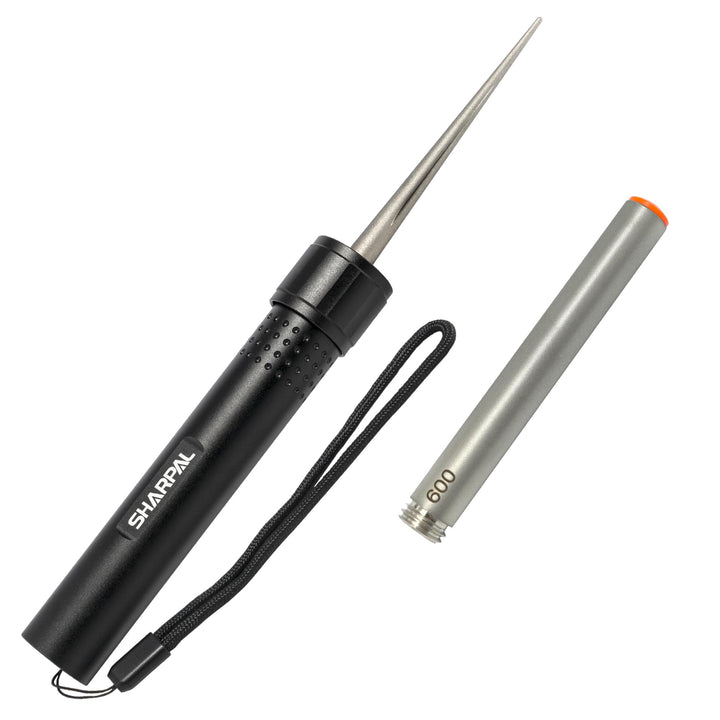 SHARPAL 178N 3-in-1-Klingenschärfer | 600er Grit Diamant Schärfstab | Schärfen Sie alle Messer und W