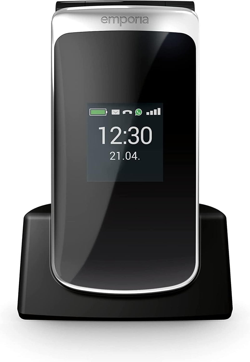 Emporia emporiaTOUCHsmart 2, schwarz, Grosstastenklapphandy Single, Single