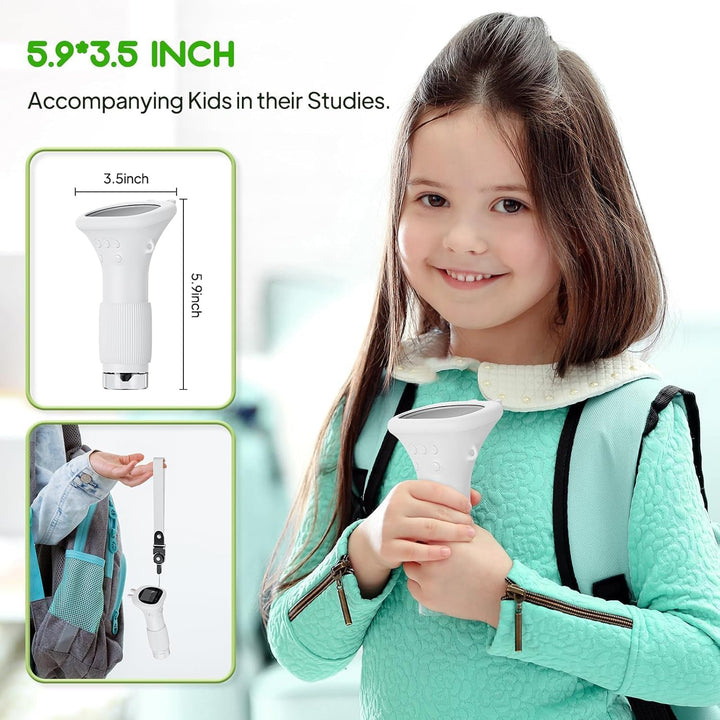 Handy-Mikroskop für Kinder, Ashfly 200X tragbares Taschenmikroskop, 2,0" IPS-Bildschirm USB Microsco