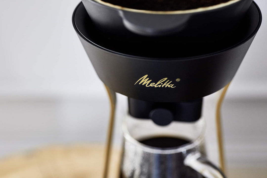 Melitta AMANO Kaffeebereiter, schwarz-gold, Schwarz-gold