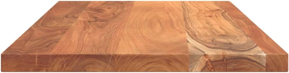 vidaXL Tischplatte, Holzplatte Rechteckig, Massivholzplatte für Bartisch Beistelltisch Esstisch, Ers
