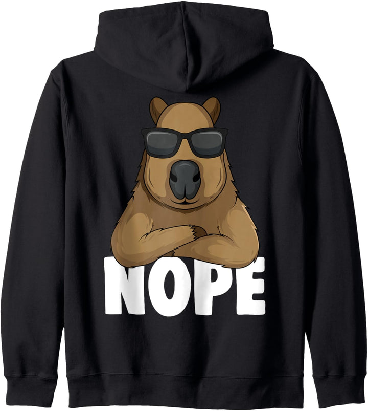 Capybara Kinder Jungen Mädchen Damen Kapuzenjacke