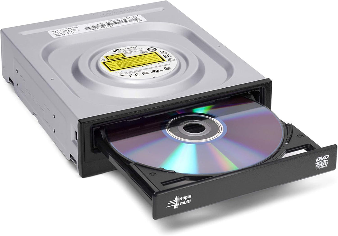 Hitachi-LG GH24 Internal DVD Drive, DVD-RW CD-RW ROM Rewriter for Laptop/Desktop PC, Windows 10 Comp