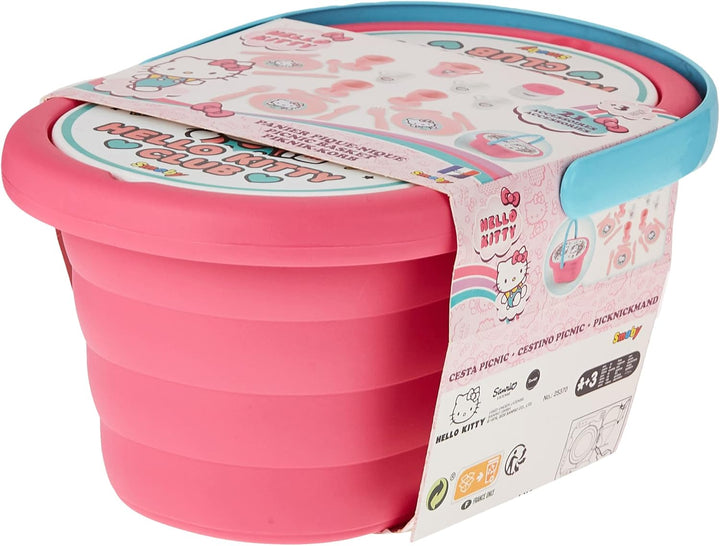 Smoby - Hello Kitty Picknickkorb und 20 Zubehörteile (Smoby 310535)