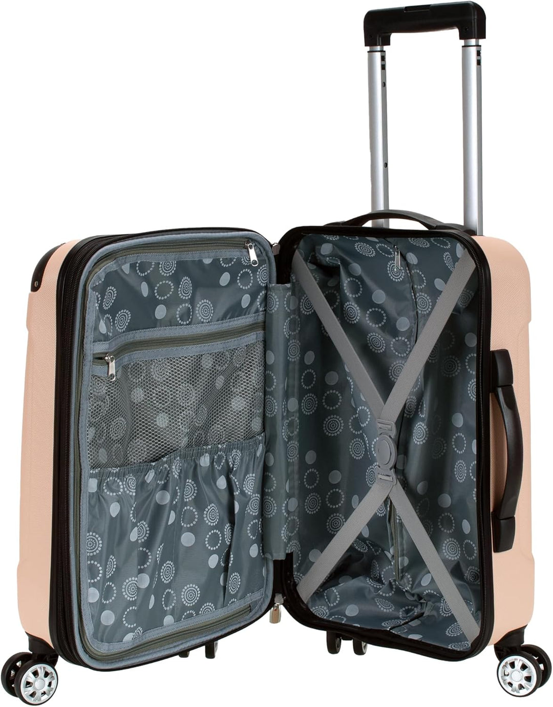 Rockland London Hartschalen-Trolley, champagnerfarben, 3-Piece Set (20/24/28), London Hartschalen-Ko