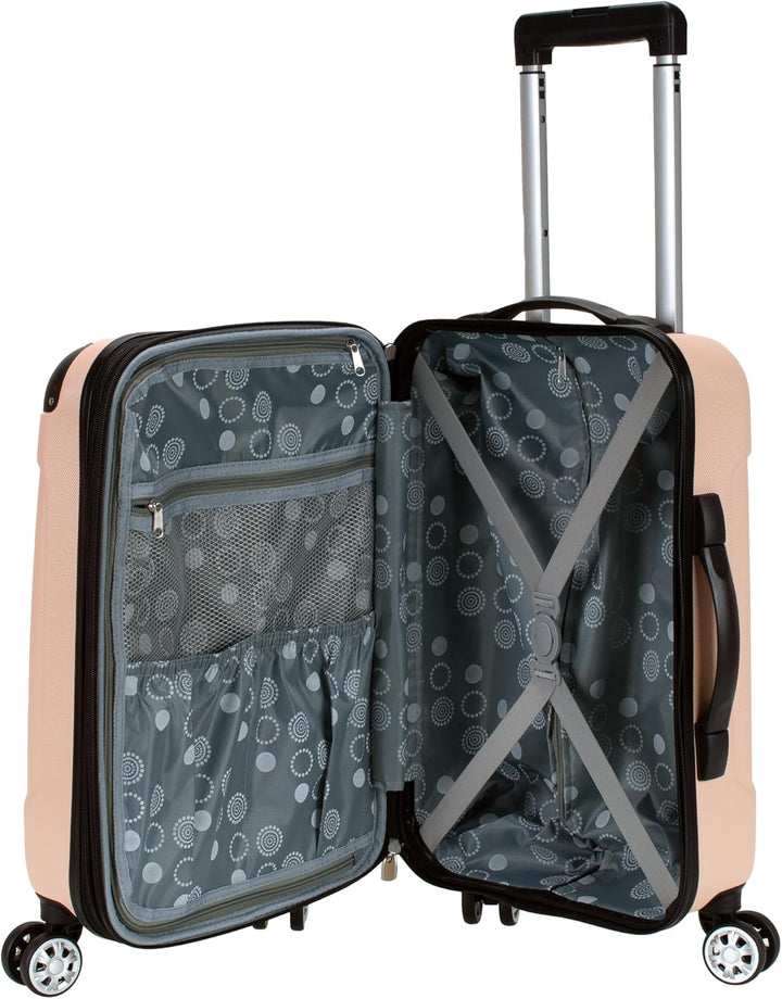 Rockland London Hartschalen-Trolley, champagnerfarben, 3-Piece Set (20/24/28), London Hartschalen-Ko