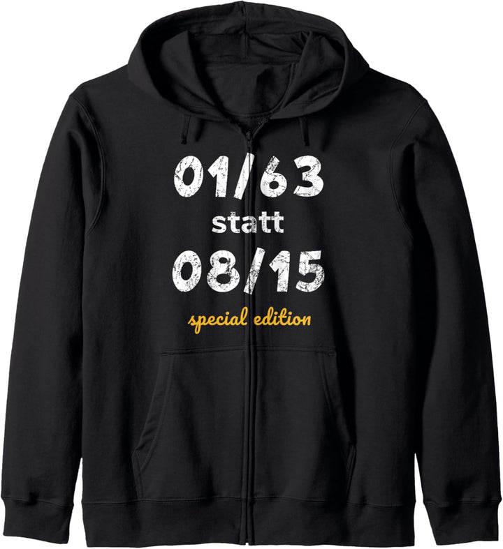 Geburtstag Januar 1963 Jahrgang 1963 61. Geburtstag Geschenk Kapuzenjacke