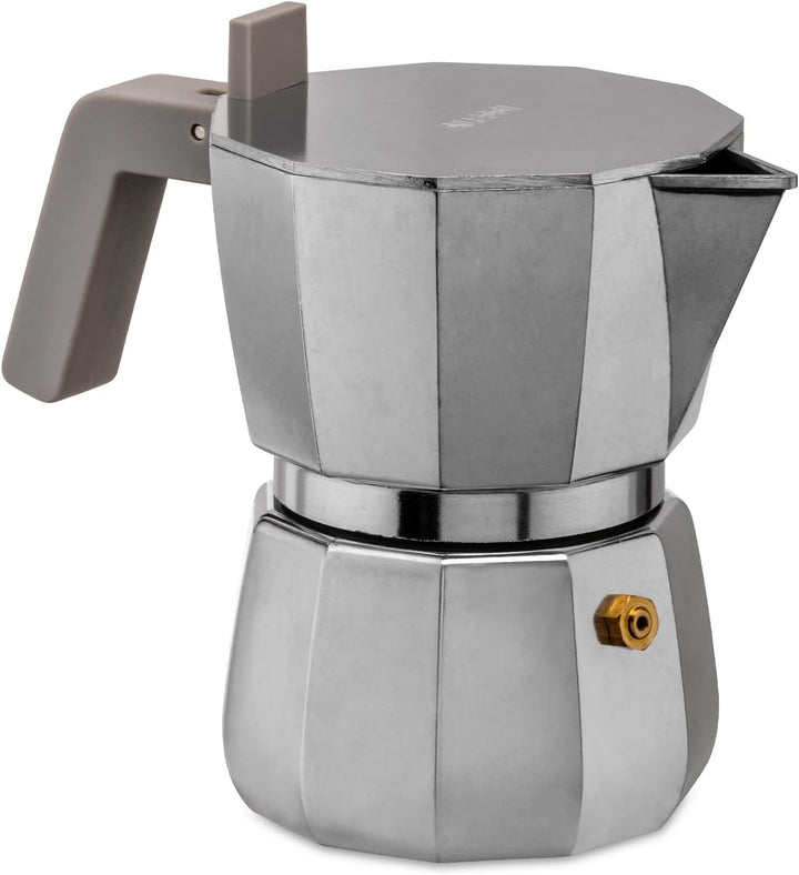 Alessi DC06/1 Espressokocher Aluminum, Grau 1 cup, 1 cup