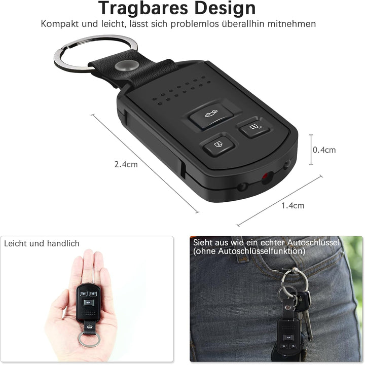 1080P Mini Kamera Überwachungskamera Aussen mit 450mAh Akku | Mini Überwachungskamera Aussen mit Vid
