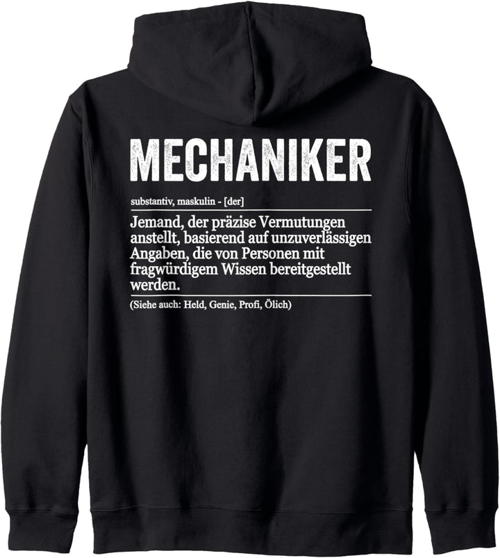 Automechaniker Sprüche Mechatroniker Mechaniker Definition Kapuzenjacke