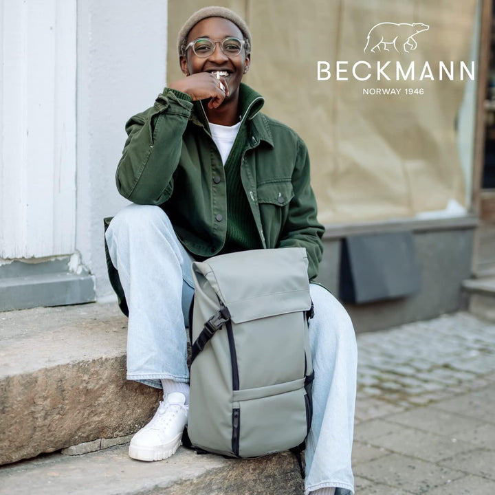 BECKMANN Street Light Backpack 22L Green