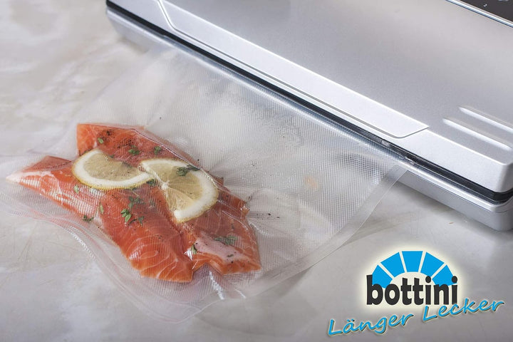 50 BOTTINI Vakuumbeutel mit Struktur 30 x 40 cm goffriert Sous Vide, Folien in Profiqualität mit Sie