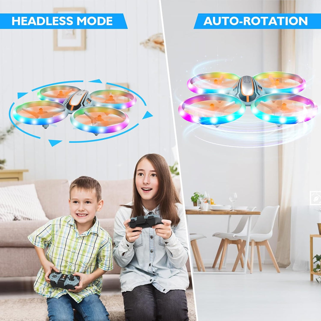i9 Drohne für Kinder, RC Quadrocopter mit Kopflos Modus, Höhenhaltung und 3D Flip, Spielzeug und Ges