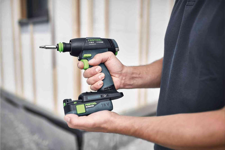 Festool Schrauber- und Bohrer-Set TID 18 HPC 4,0 I-Set T18 (mit TID 18, T 18+3, Akkupacks BP 18 Li 4
