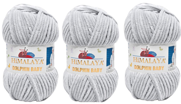 3 Knäuel Himalaya Delphin Baby Garn 395 Yards 3x100g Super Bulky Baby Blanket Garn (80325), 80325