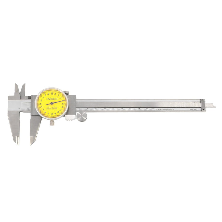 ASIMETO Uhren-Messschieber mit Edelstahl-Gehäuse Grösse 300 mm / 0,01 mm, 300 mm / 0,01 mm