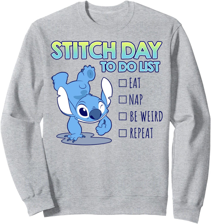 Disney Lilo & Stitch 626 Stitch Day To Do List Sweatshirt