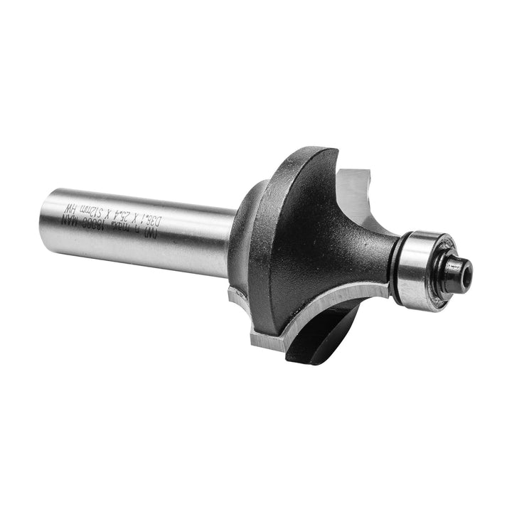 ENT 14580 Duo-Radienfräser HW, Schaft (S) 12 mm, Durchmesser (D) 38,1 mm, NL 25,4 mm, R1 6,35 mm, R2