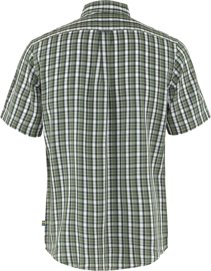 Fjällräven Herren Abisko Cool Shirt Ss Kurzarmhemd S Grün (Patina Green-dark Navy), S Grün (Patina G