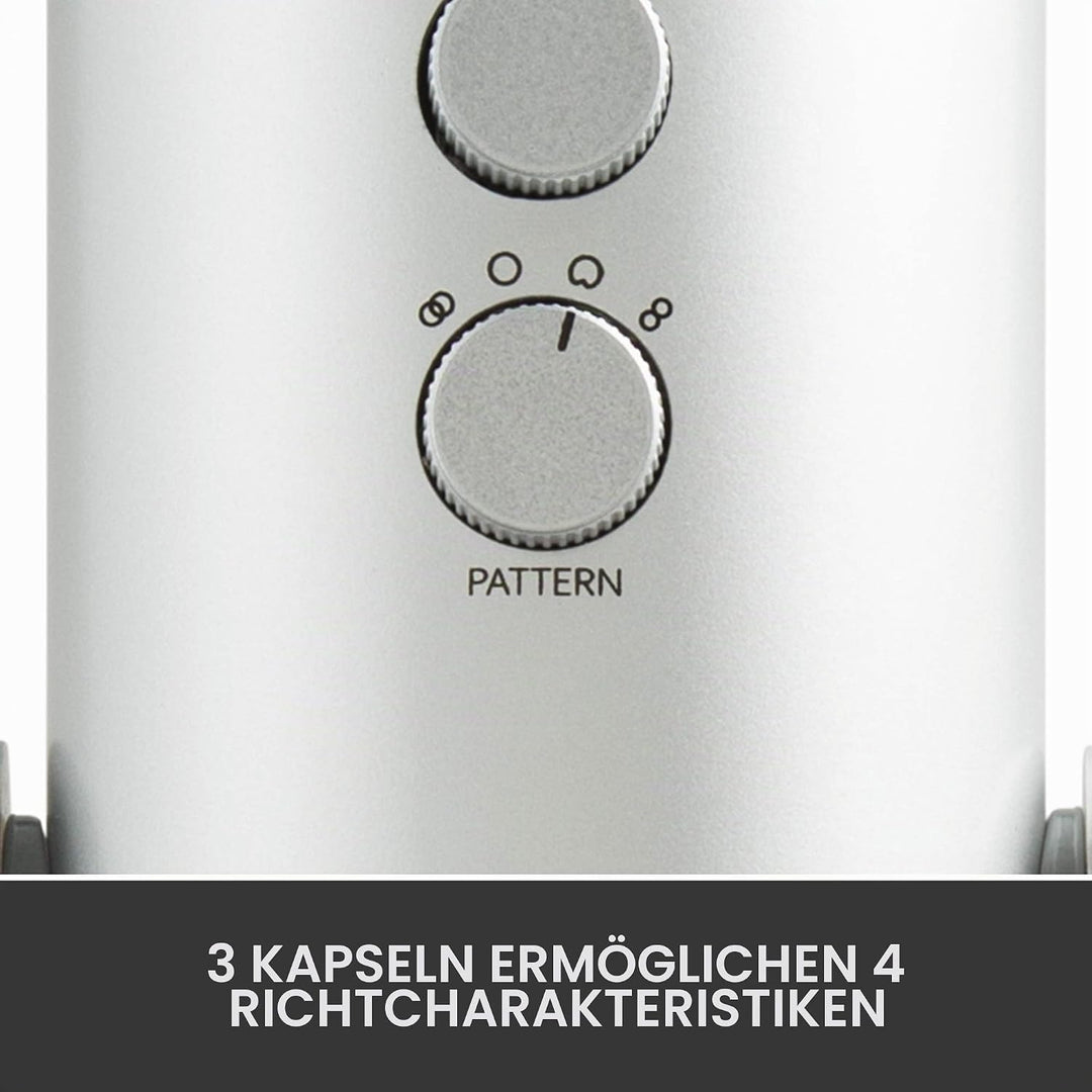 Logitech Yeti Mikrofone 10-jährig Anniversary Edition – Mikrofon – USB – Silber