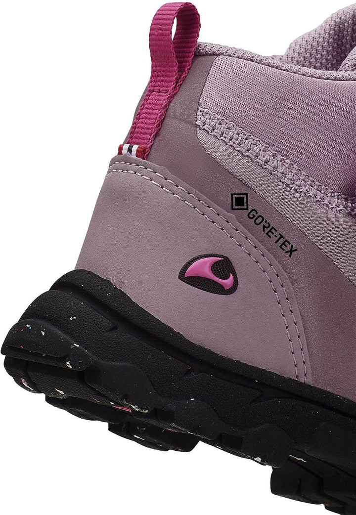 Viking Unisex Kinder Ask Mid GTX Walking Shoe 24 EU Dusty Pink Magenta, 24 EU Dusty Pink Magenta