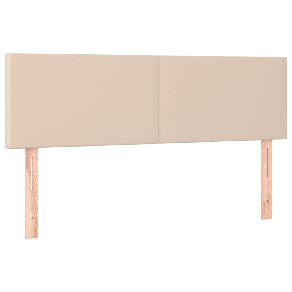 vidaXL Kopfteil 2 STK., Bettkopfteil mit Holzbeinen, Höhenverstellbar Polsterkopfteil für Bett, Bett