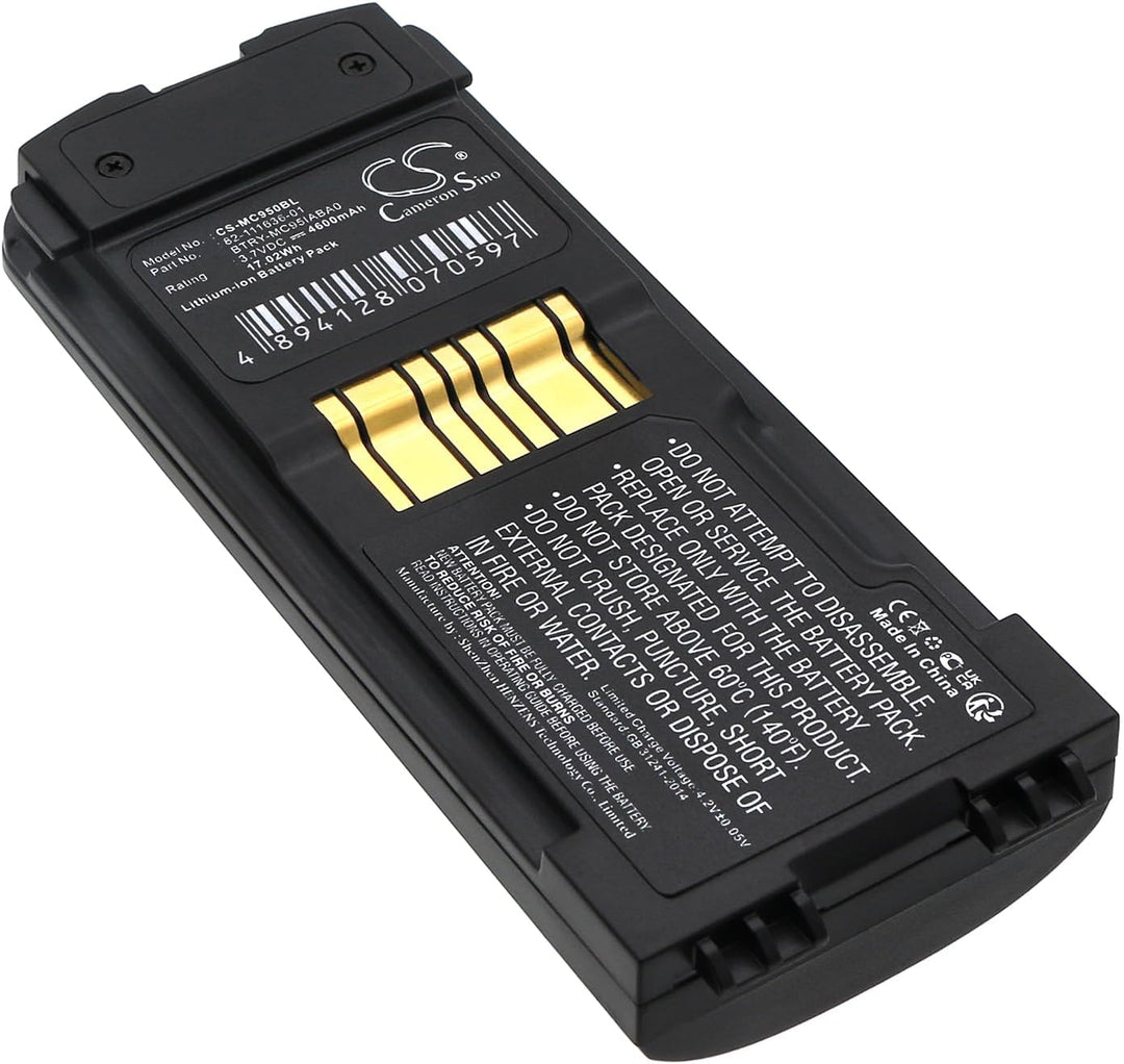 CS-MC950BL Akkus 4600mAh Kompatibel mit [Symbol] MC9500, MC9590, MC9596 Ersetzt 82-111636-01, für BT