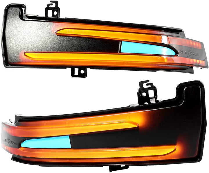 LIGHTDELUX Ersatz für LED Spiegelblinker Blinkleuchte Dynamisch Links Rechts Laufblinker mit Zulassu