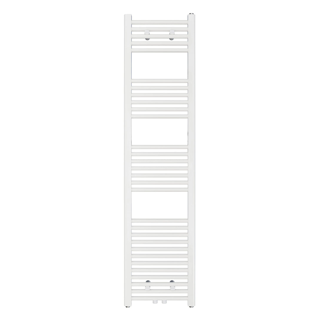 Aquabad Badheizkörper Virgo | Grösse: 40 x 160 cm | Heizleistung 448 Watt | Farbe: Weiss | Mittelans