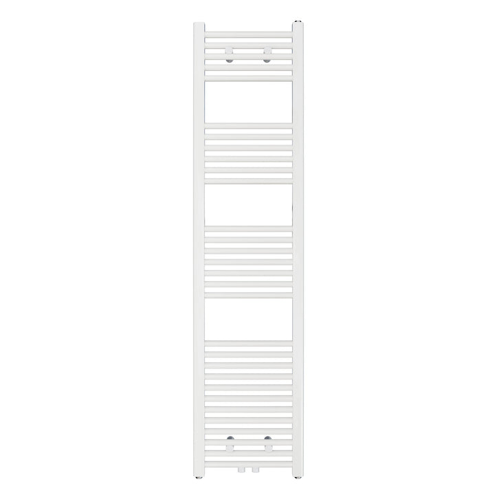 Aquabad Badheizkörper Virgo | Grösse: 40 x 160 cm | Heizleistung 448 Watt | Farbe: Weiss | Mittelans