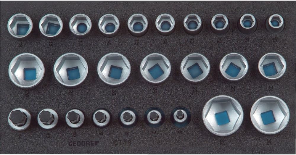Werkzeugmodul 1500 CT1-19 26-tlg.1/3-Modul Steckschlü.1/2 Zoll GEDORE